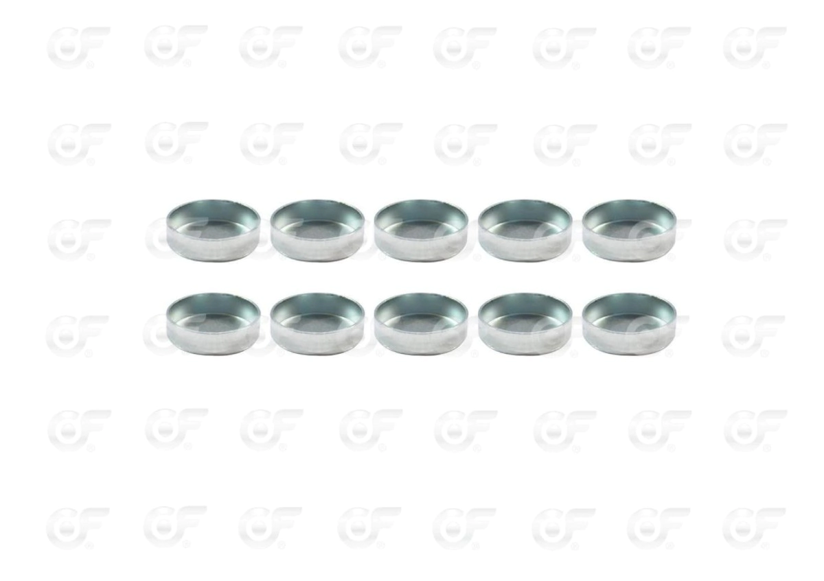 Juego de tapa met&aacute;lica baja - &Oslash;40x10mm SN6 SN7