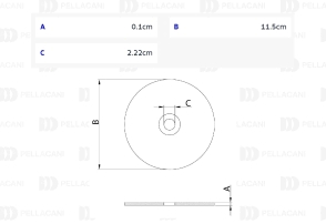 Disco de Corte Fino para Aceros Inoxidables 4.1/2"