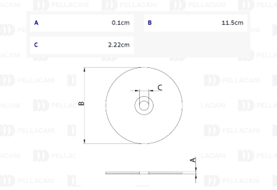 Disco de Corte para Aceros Inoxidables 4.1/2"