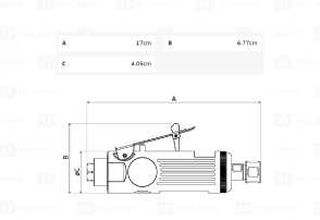 Rectificadora Neum&aacute;tica 1/4"