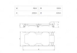 Estera Met&aacute;lica Con Apoya Cabezas