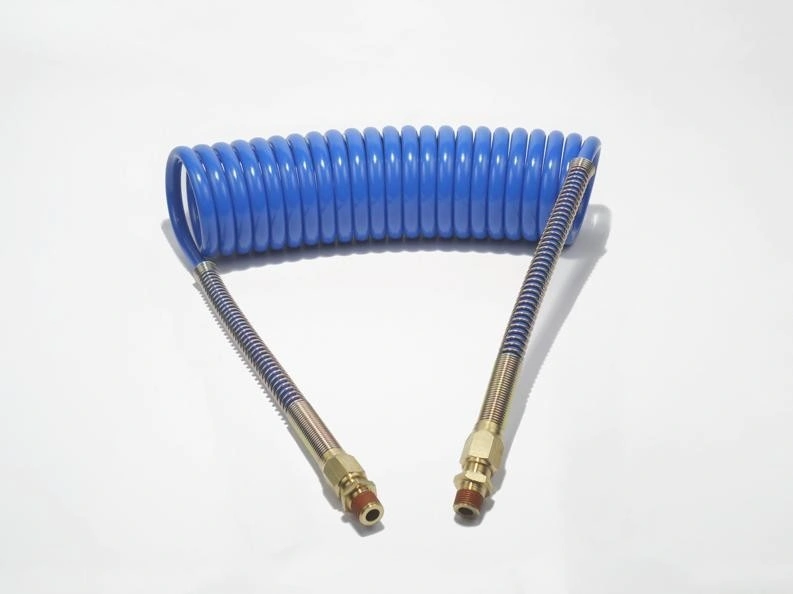 Tubo Espiralado Azul �1/2" - Conec. 3/8"