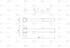 Martillo de Borde en ABS 40 mm