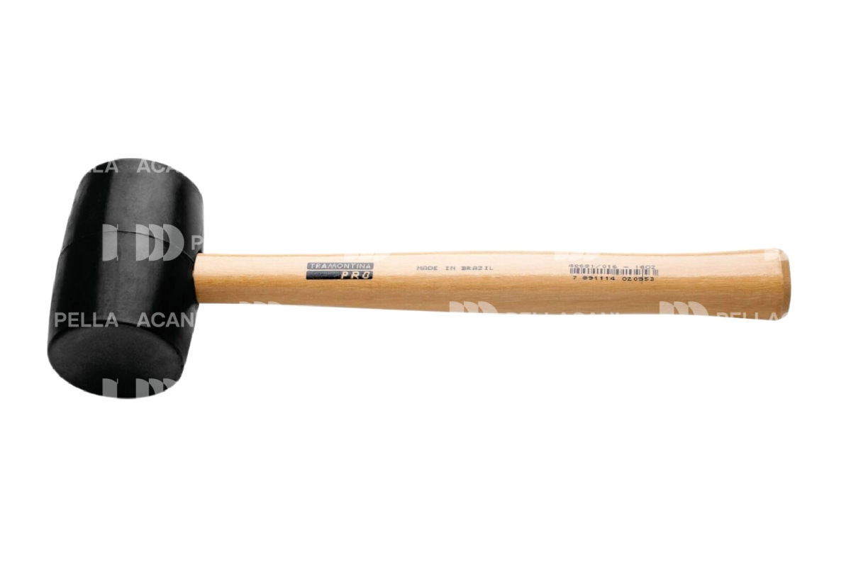 Martillo de Goma Negra Modelo Americano 450 g