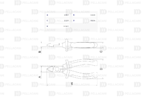 Pinza Corte Diagonal Aislada IEC 60900 - 6''