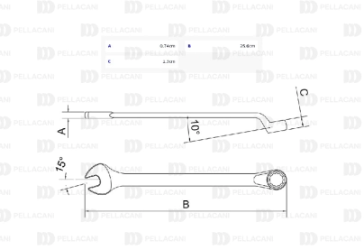 Llave Combinada 20 mm