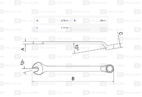 Llave Combinada 21 mm