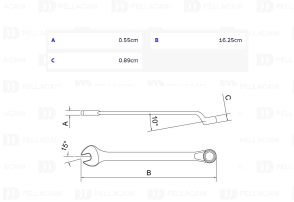 Llave Combinada 7/16"