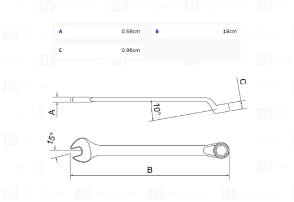 Llave Combinada 9/16"