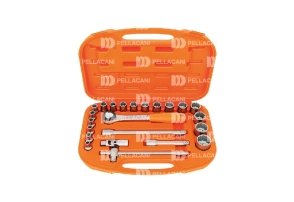 Malet&iacute;n con Dados Estriados y Accesorios 1/2