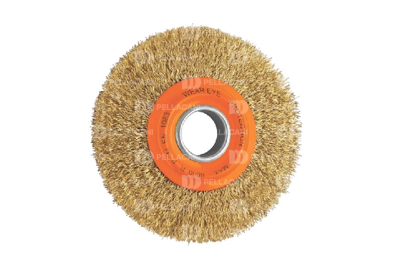 Cepillo Circular Alambre Ondulado 6x1''