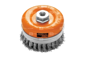 Cepillo Tipo Copa Alambre Trenzado 4''