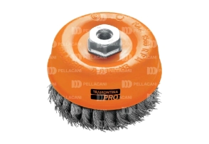 Cepillo Tipo Copa Alambre Trenzado 3''
