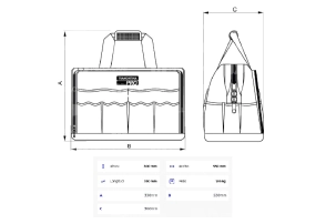 Bolsa para Herramientas 22"