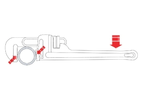 Llave para Tubo 10"