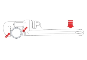 Llave para Tubo 14"