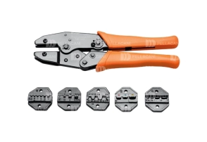 Juego de Pinza Crimpadora y Mand&iacute;bulas 6 Piezas