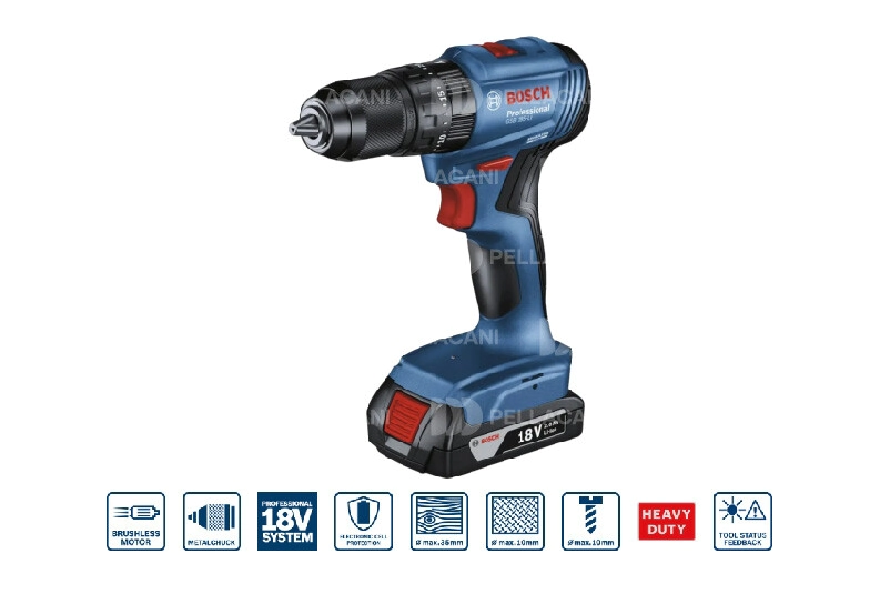 Taladro Percutor Inal&aacute;mbrico Bosch PRO GSB 18
