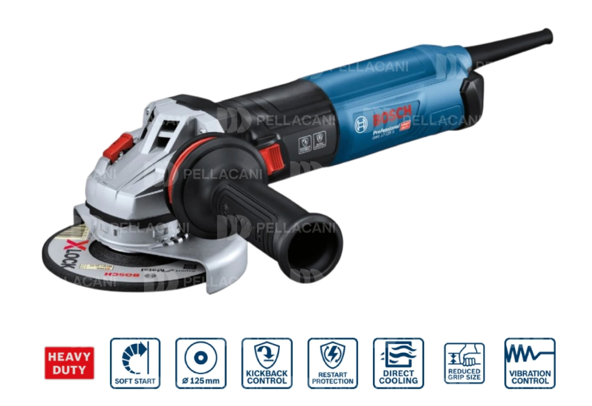Amoladora Bosch PRO HEAVY DUTY GWS 17-125 S
