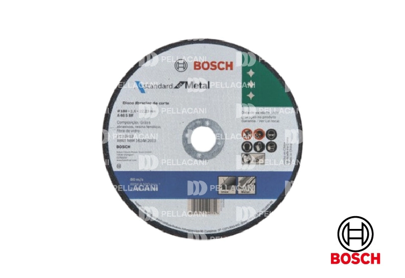 Disco Corte Bosch P/Metal 180x1,6mm