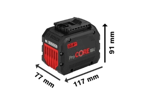 Bater&iacute;a iones litio Bosch ProCORE 18V 12,0 Ah