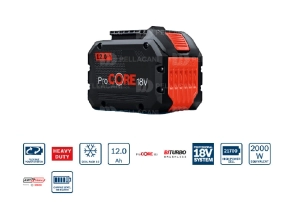 Bater&iacute;a iones litio Bosch ProCORE 18V 12,0 Ah
