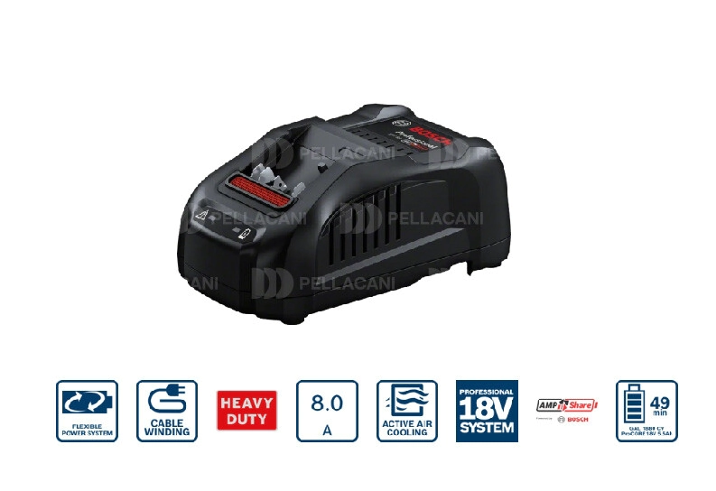 Cargador r&aacute;pido GAL 1880 CV 220V Bosch