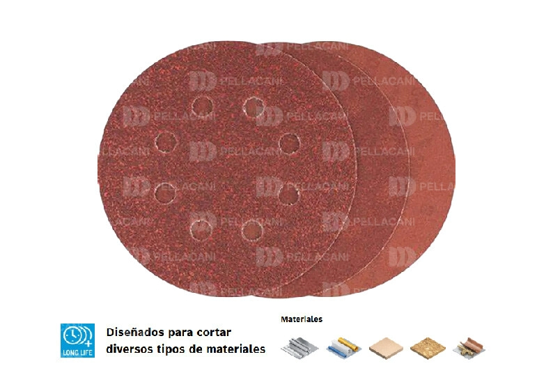 Set 6 discos lija madera � 125 mm Bosch