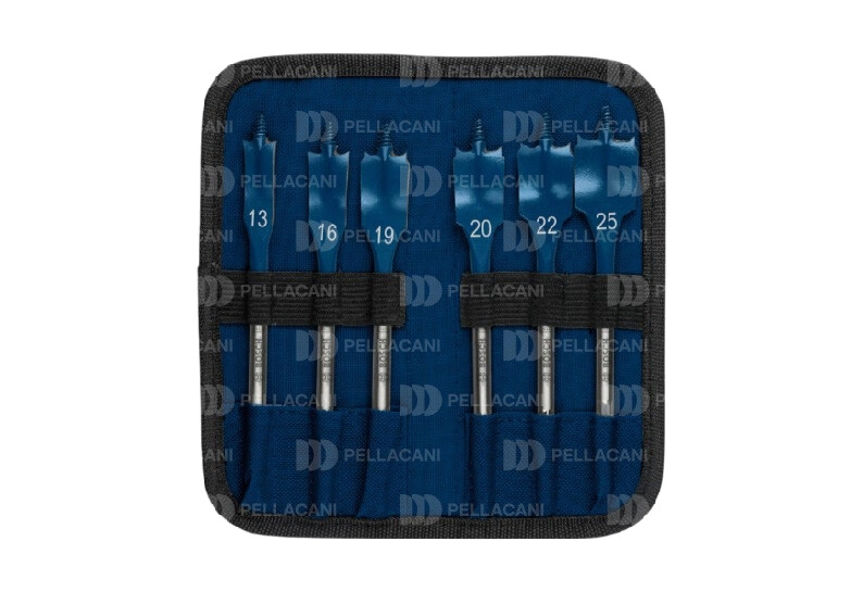 Set Mecha Pala Para Madera 6pzs 13-25mm