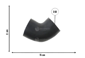 Manguera Uni&oacute;n Intercooler Nissan Frontier