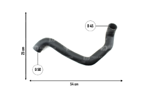 Manguera Intercooler Salida Ford