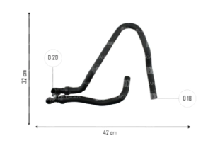Manguera Radiador Calefacci&oacute;n Peugeot