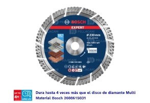 Disco Corte Diamante MultiMaterial &Oslash;230mm