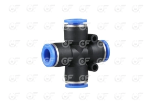 Conector en cruz tubo-tubo 10 - x5
