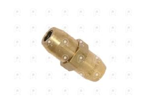 Conector Unión Doble Tubo 8mm - x1