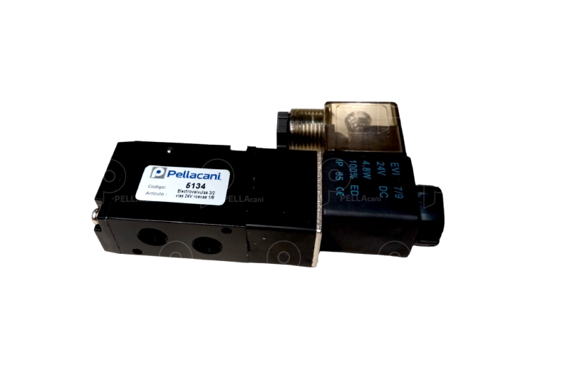 Electrov&aacute;lvula 3/2 v&iacute;as DC24v 1/8