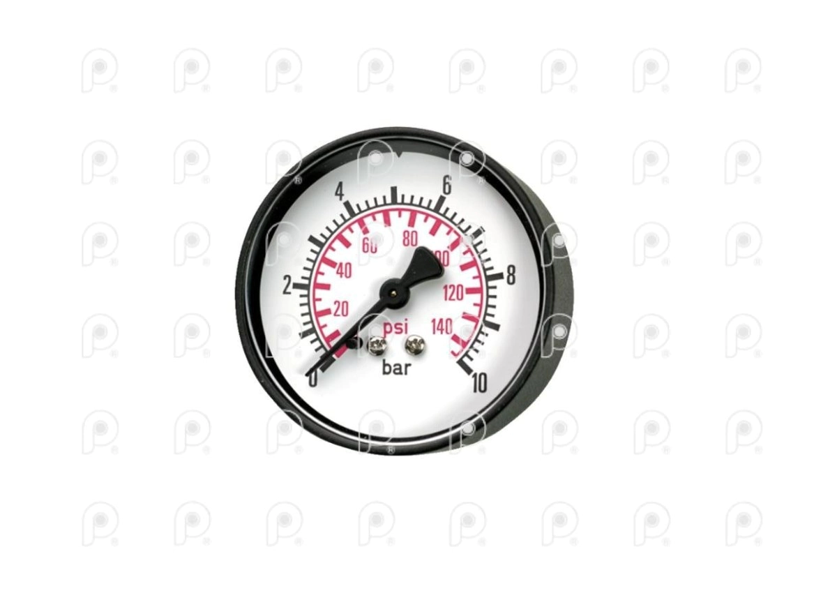 Manómetro Rosca 1/8 - 9.6bar (140 PSI)