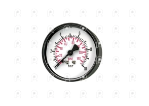 Manómetro Rosca 1/8 - 9.6bar (140 PSI)