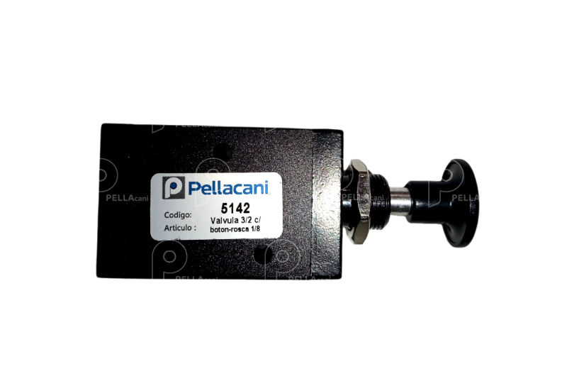 V&aacute;lvula manual 3/2 v&iacute;as 1/8