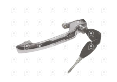 Manija de puerta exterior Der IZ cromada MB