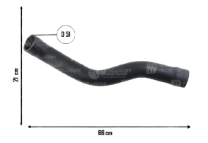Manguera inferior de radidor Scania 113