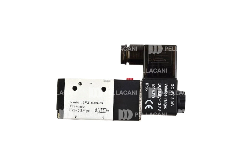 Electrov�lvula 3/2 v�as DC12v 1/4" NC T2