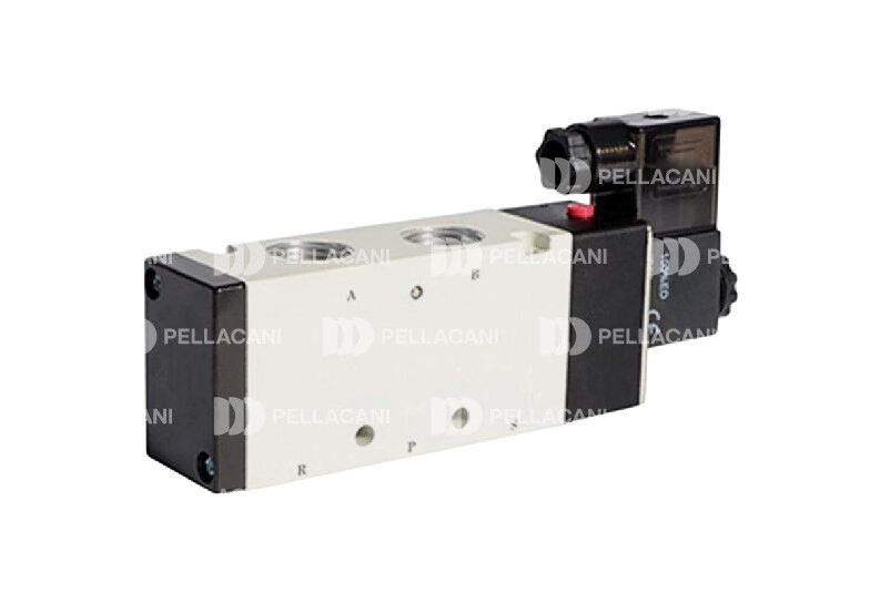 Electrov�lvula 5/2 v�as DC12v 1/4" T3