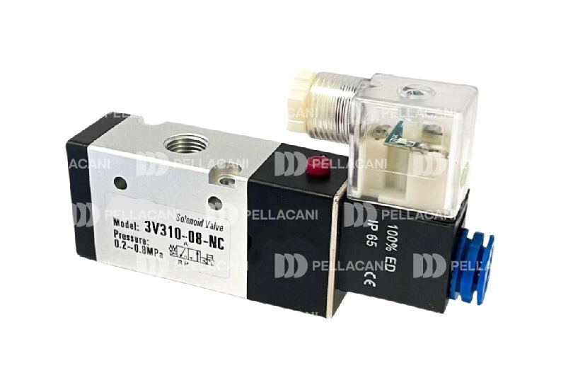 Electrov�lvula 3/2 v�as DC12v 1/4" NC T3