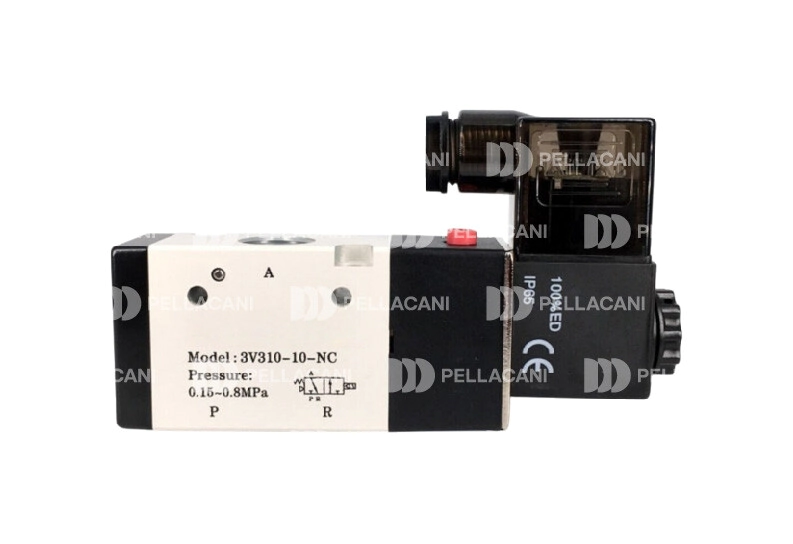 Electrov�lvula 3/2 v�as DC12v 1/4" NC T3
