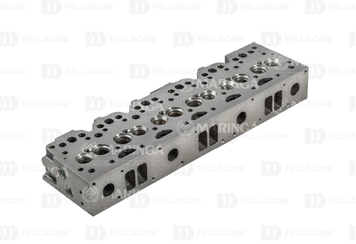Cabezal de motor CUMMINS ISB6 - vista superior, m&uacute;ltiples puertos